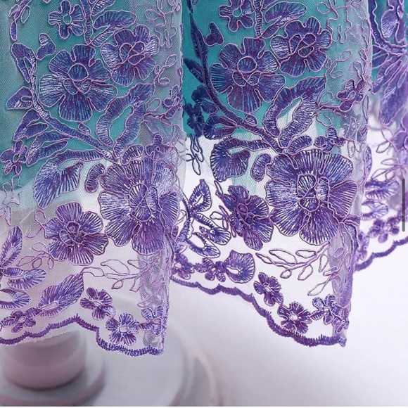 Luxury Mermaid Costume Ariel Cute Lace Multi layer princess dress 5014 - Picture 8 of 9